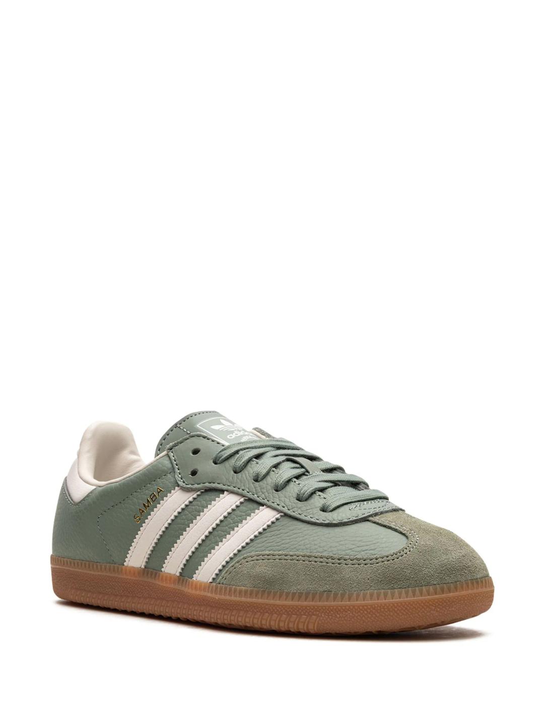 Adidas Samba OG Shoes 'Silver Green'