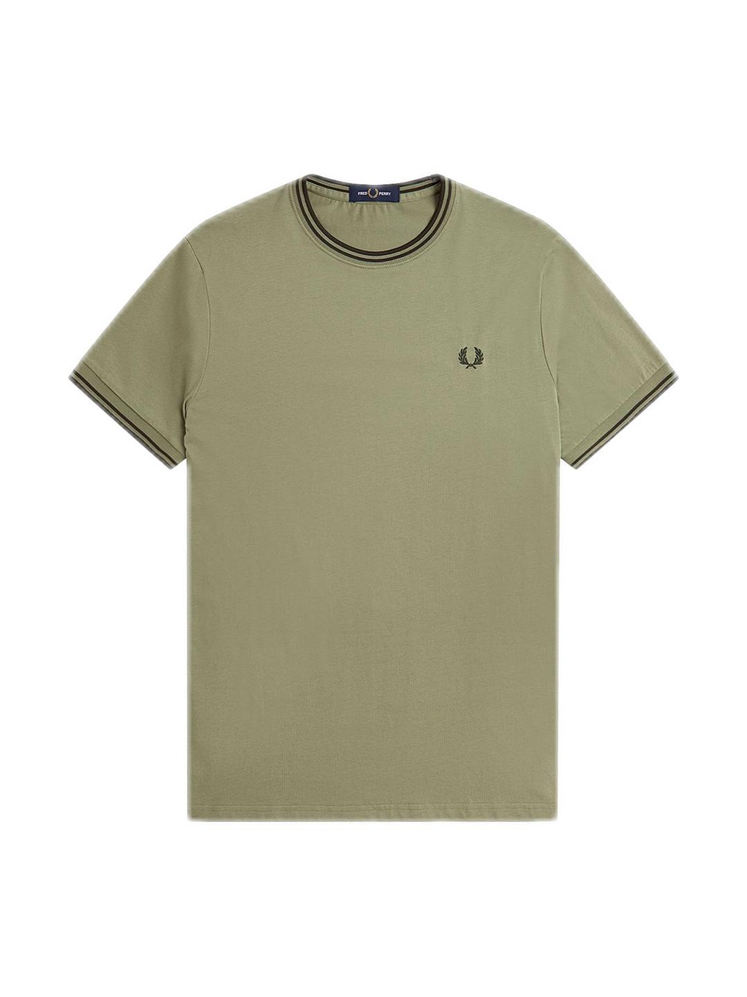 FP Tshirt Ringer Tee Green Military