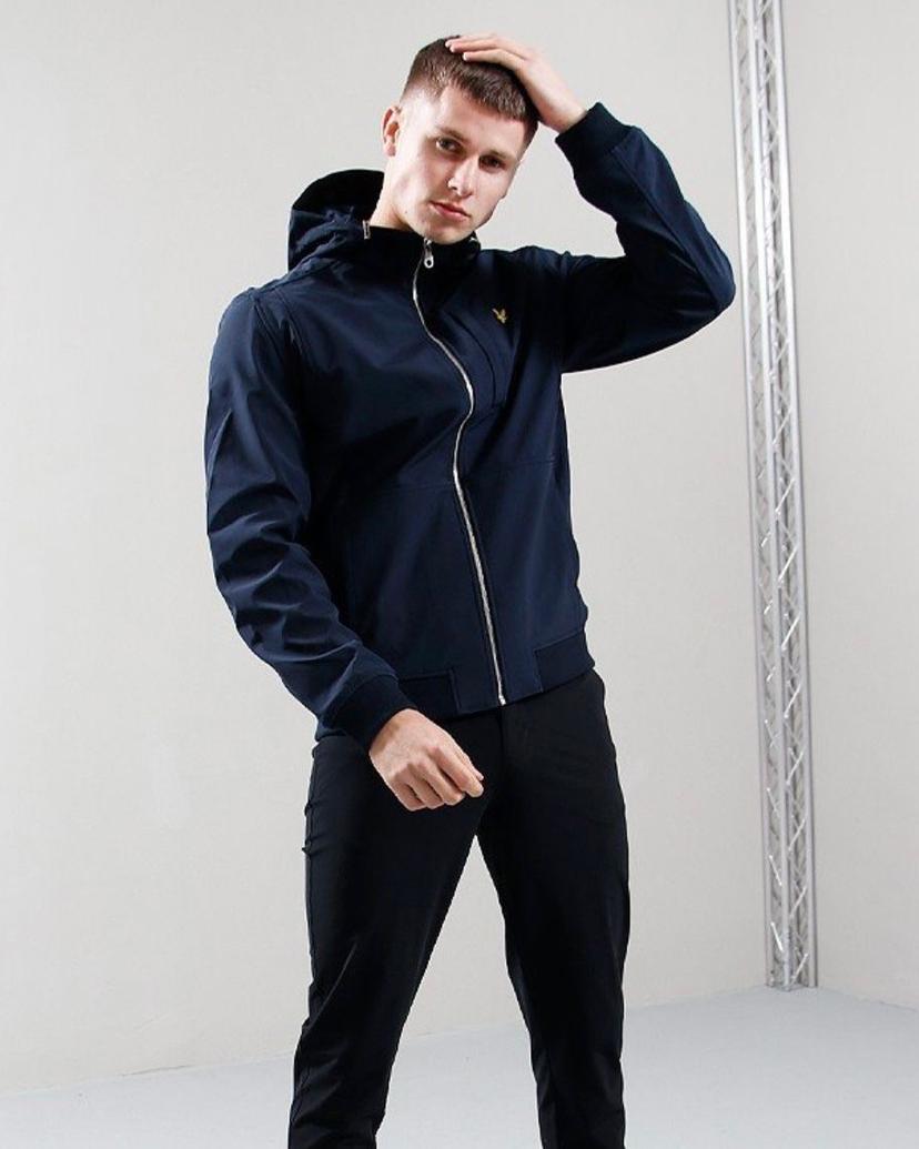 Lyle Scoot Soft Shell Jacket Navy