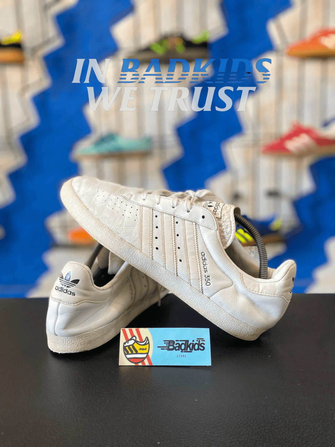 adidas 350 full white