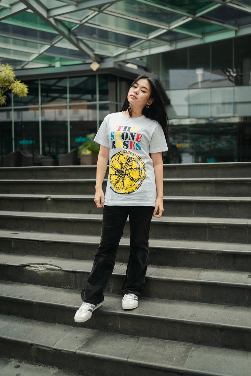 Tshirt Badkids Store "The Stone Roses" White