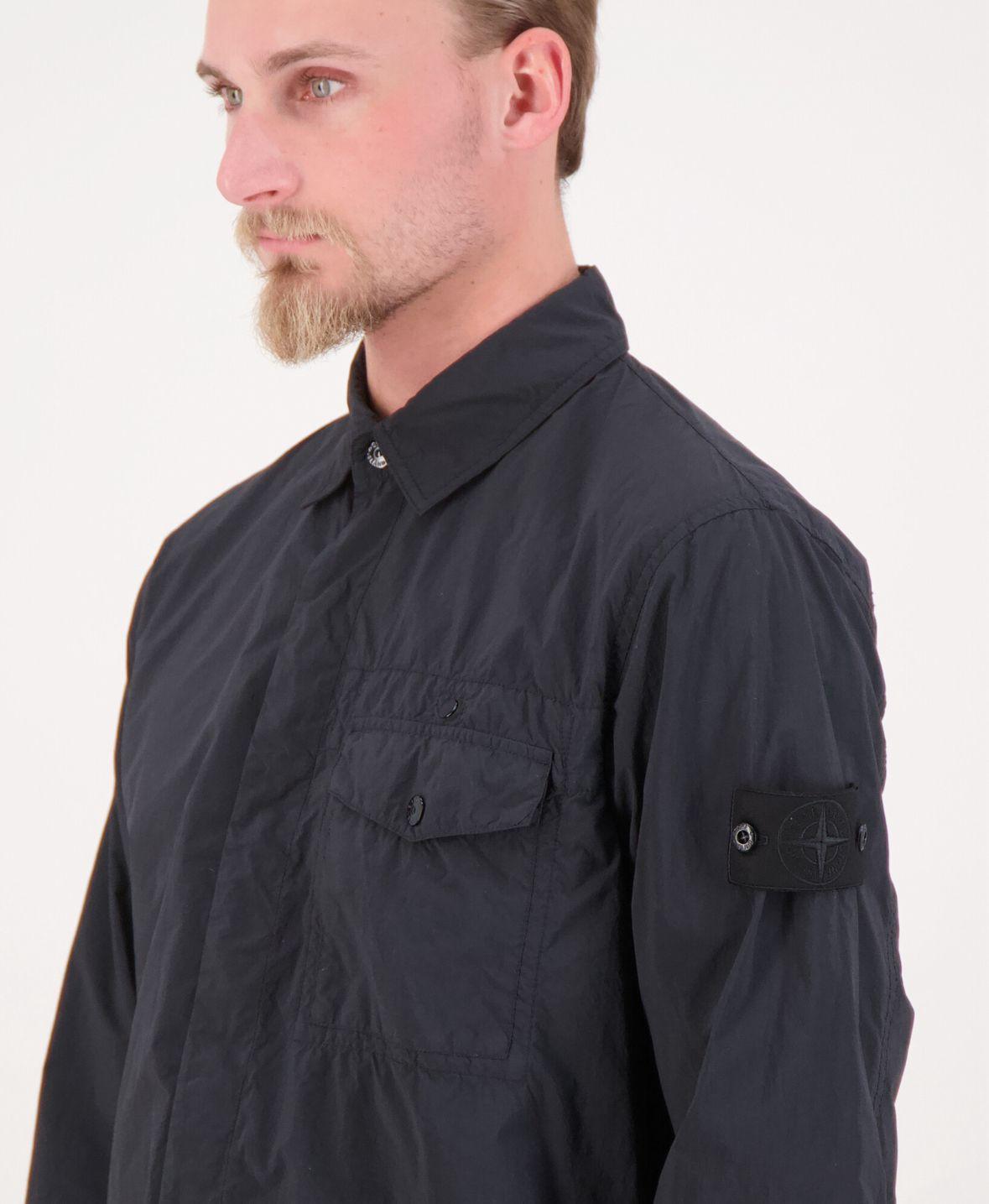 Stone Island Overshirt Ghost Piece Black