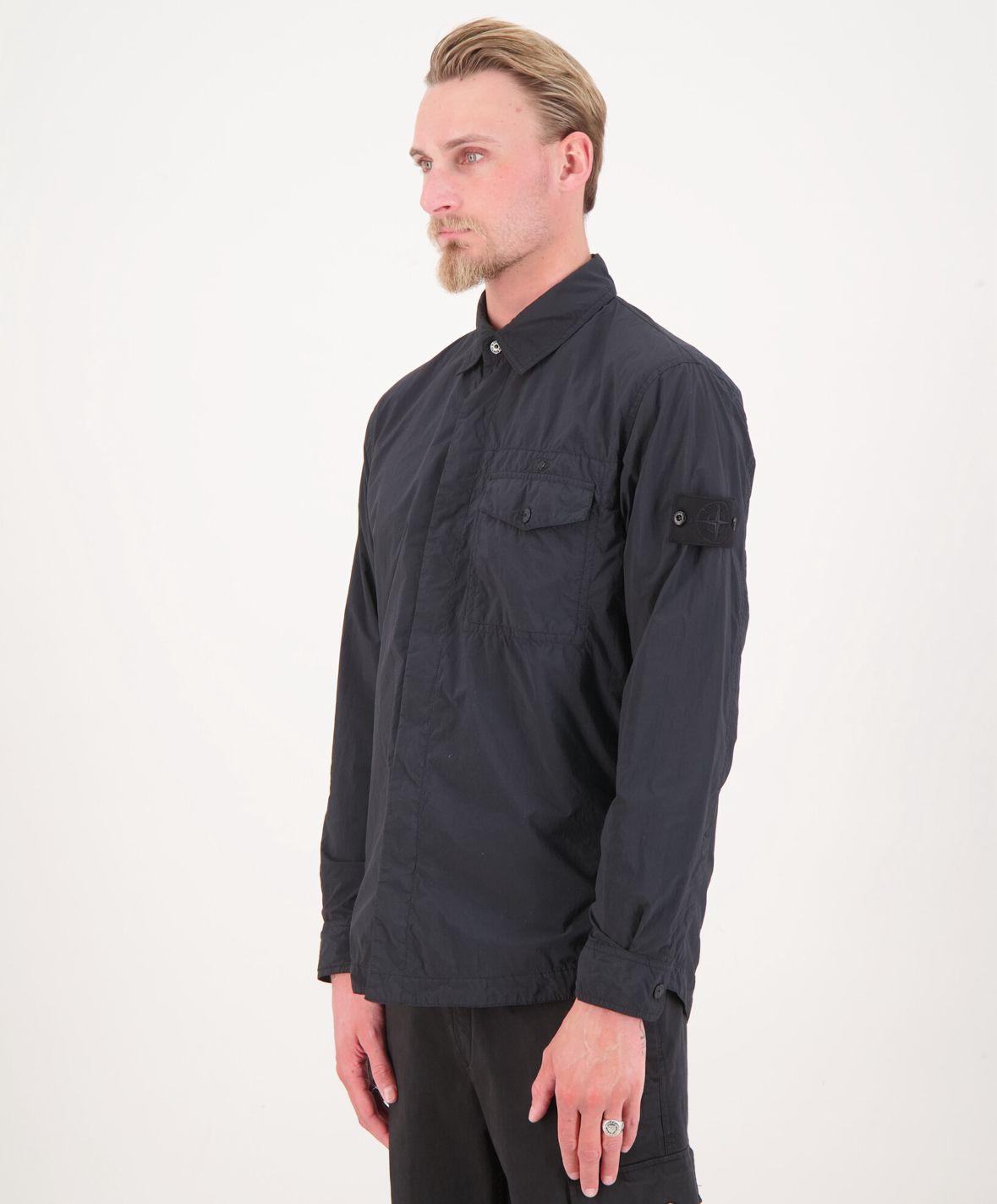 Stone Island Overshirt Ghost Piece Black