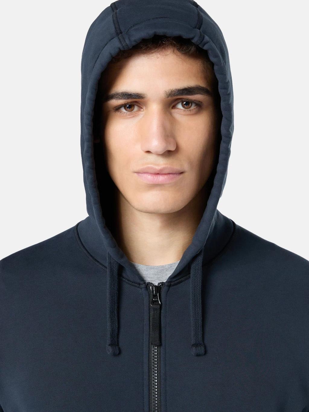 Stone Island Zip Hoodie Navy