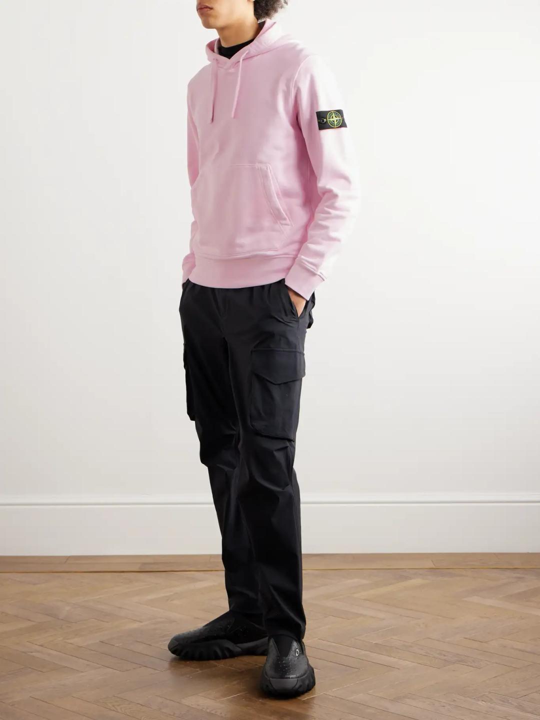 Hoodie Stone Island Pink 