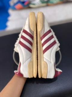 jeans white maroon 43