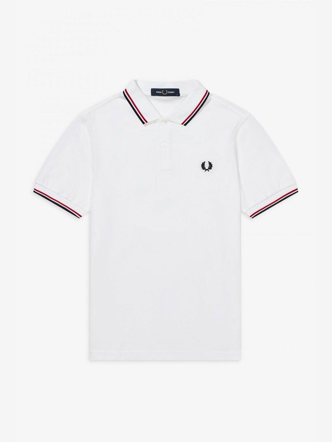 Fred Perry Polo White