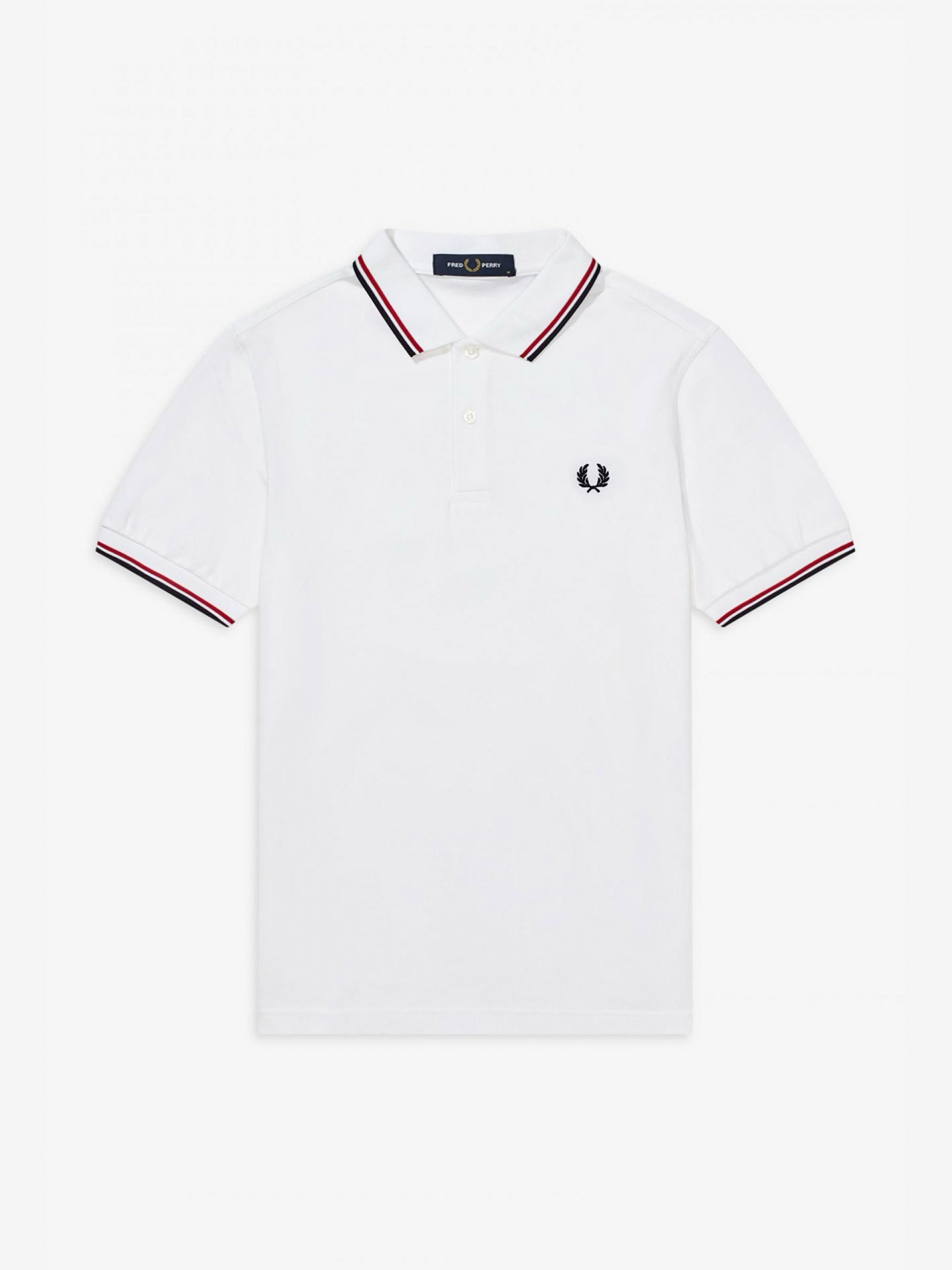 Fred Perry Polo White