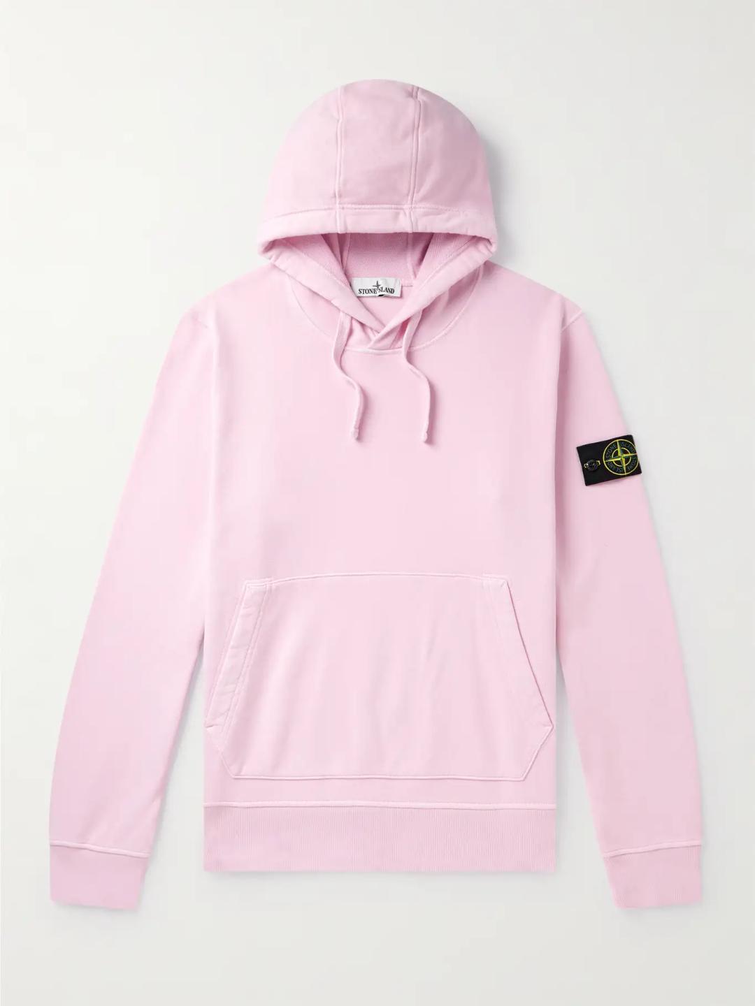 Hoodie Stone Island Pink 