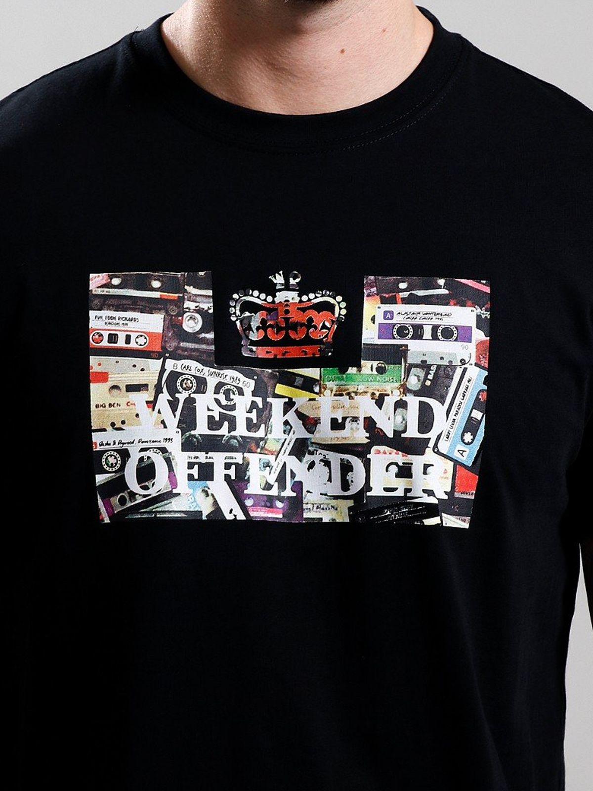Weekend Ofender Tshirt Black Patern