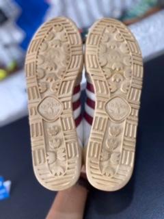 jeans white maroon 43