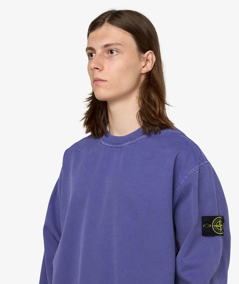 Crewneck Stone Island Purple Lavanda