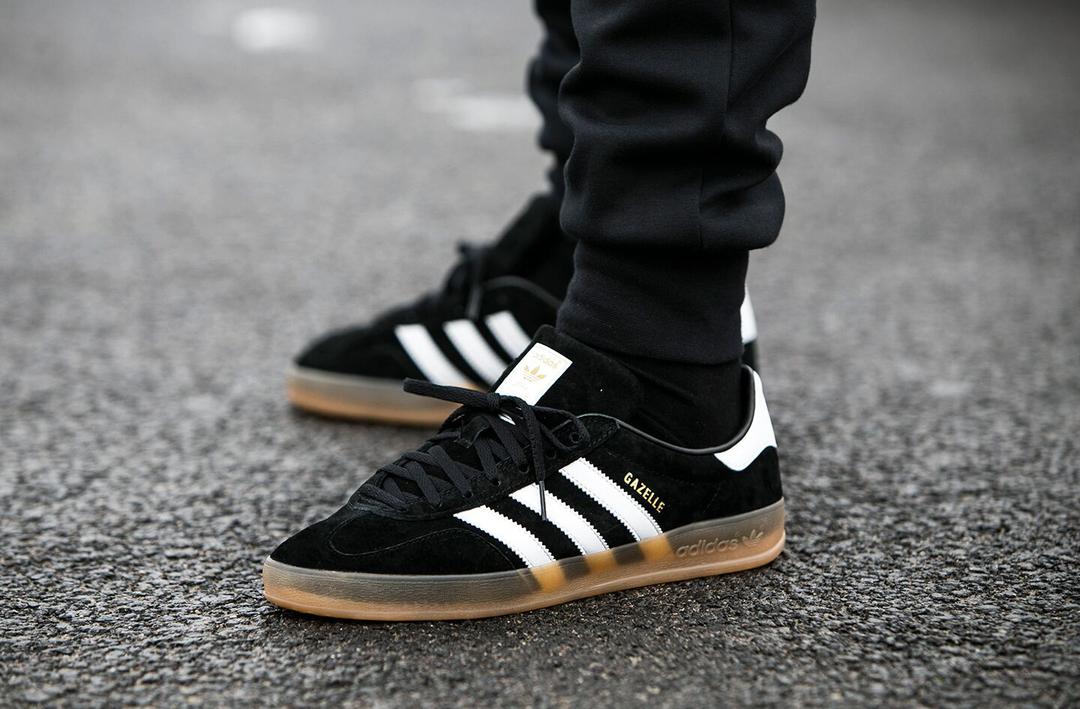 Adidas Gazelle Indoor 'Black White Gum'