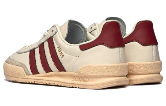 Adidas Jeans White Red Burgundy