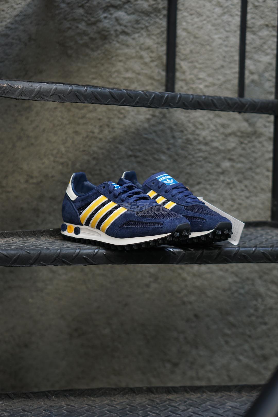 Adidas LA Trainer S Indigo Yellow White