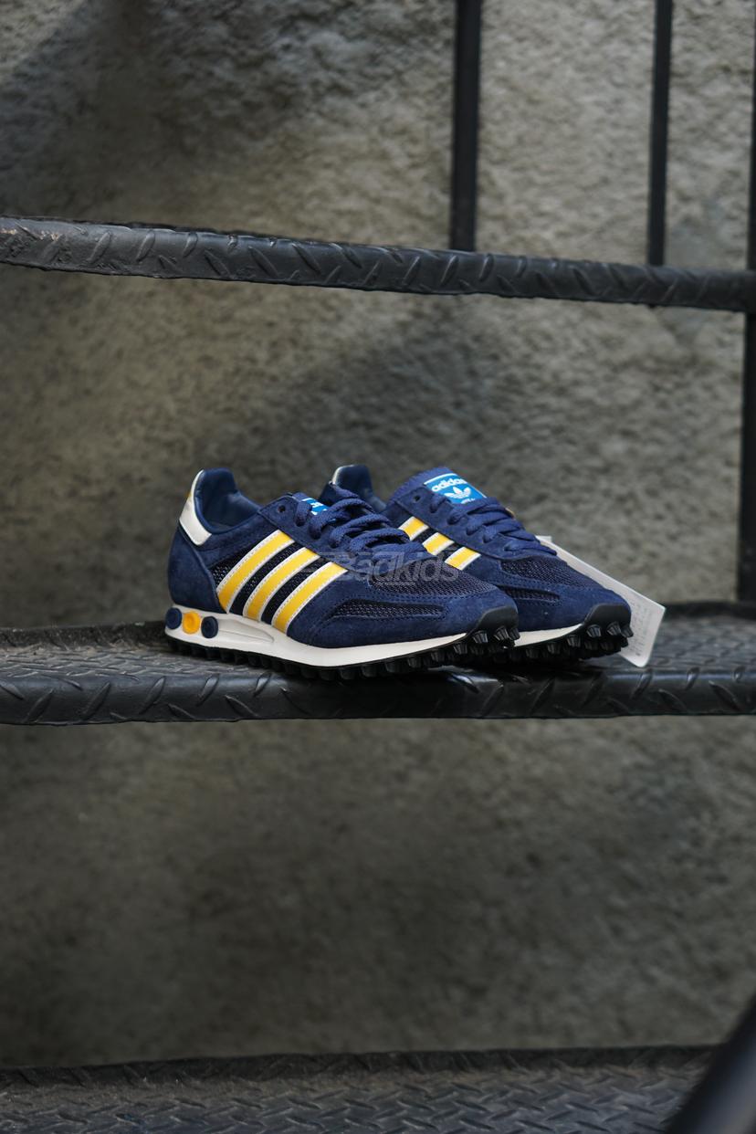 Product Adidas LA Trainer S Indigo Yellow White