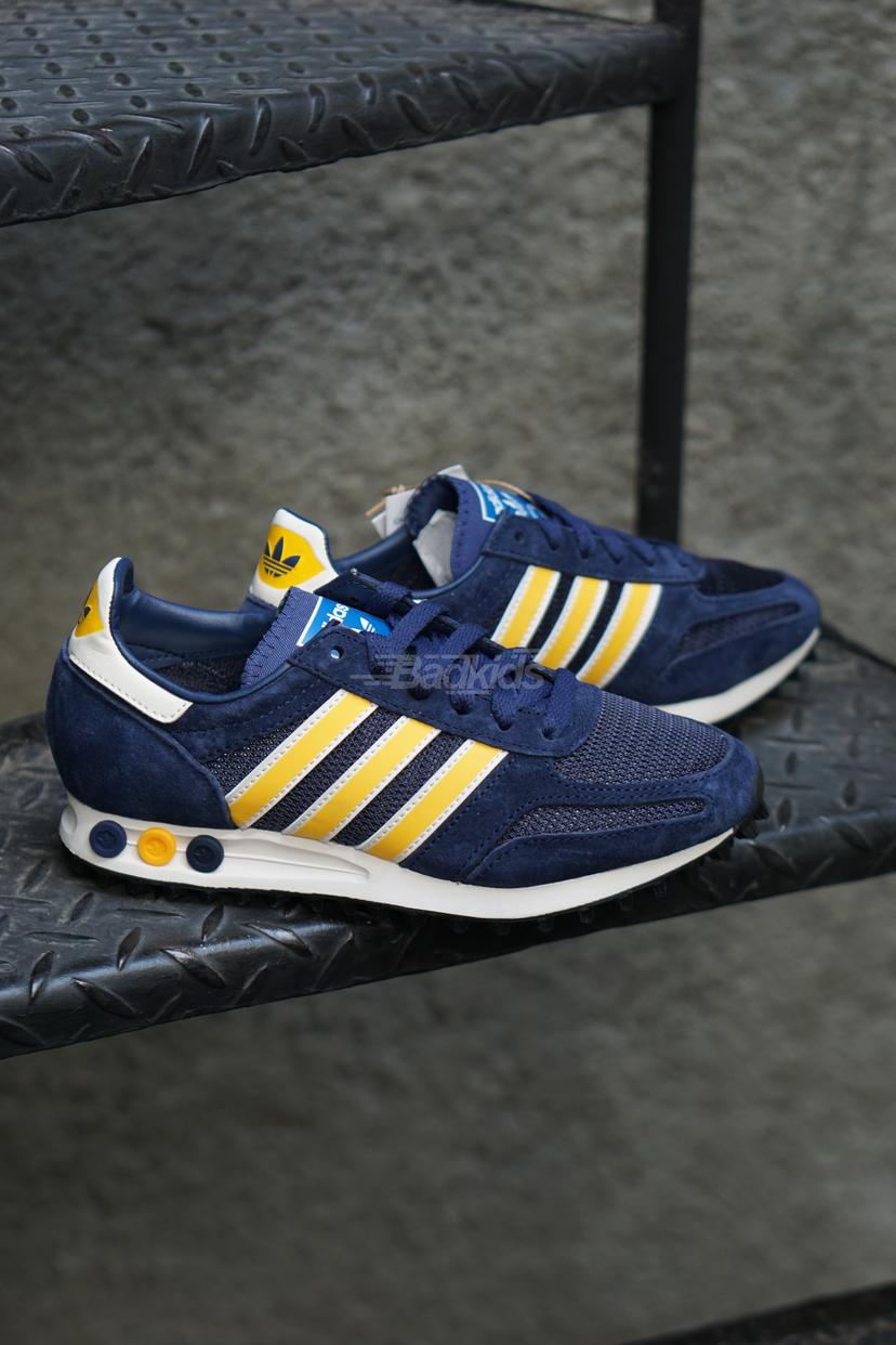Adidas LA Trainer S Indigo Yellow White