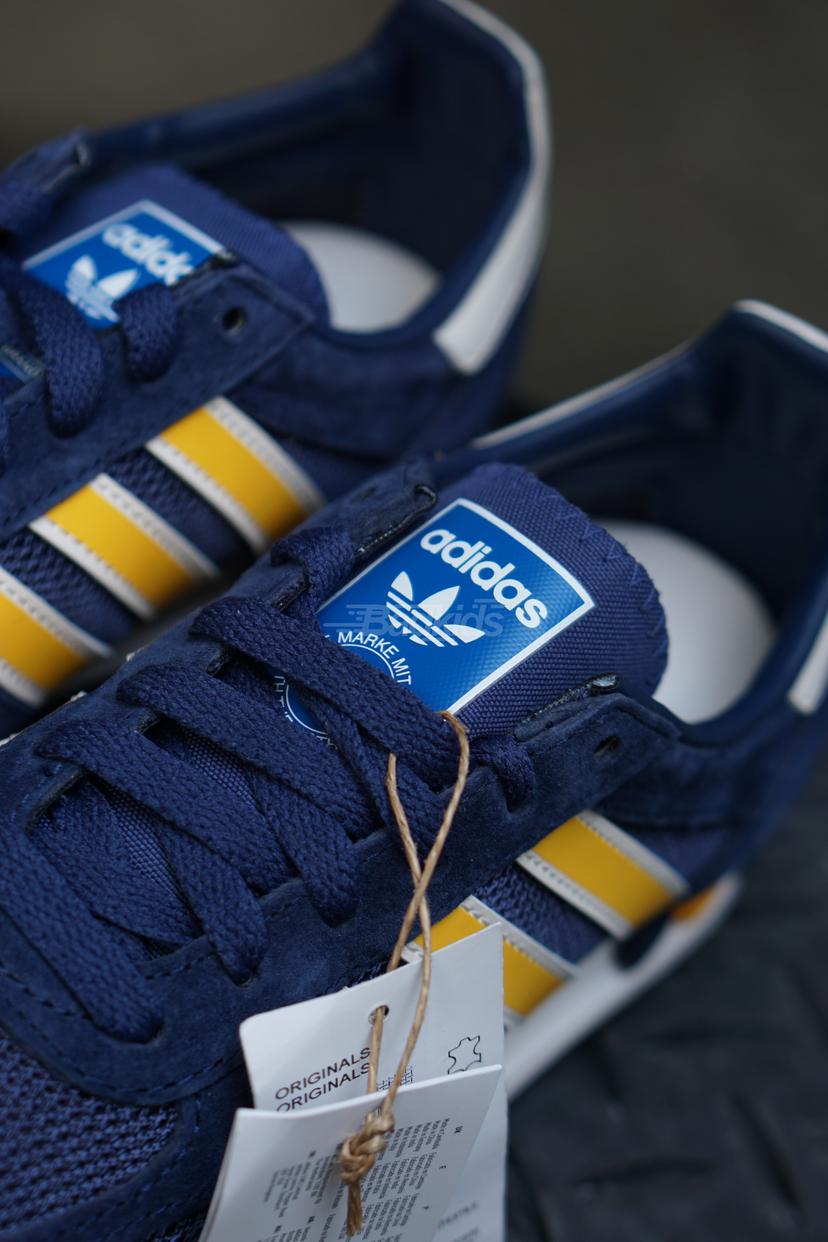 Adidas LA Trainer S Indigo Yellow White