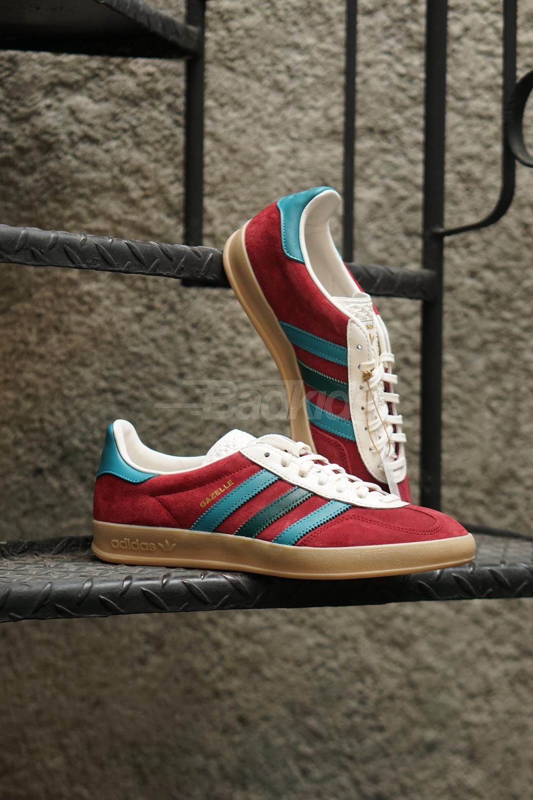 Adidas Gazelle Indoor Collegiate Burgundy Green