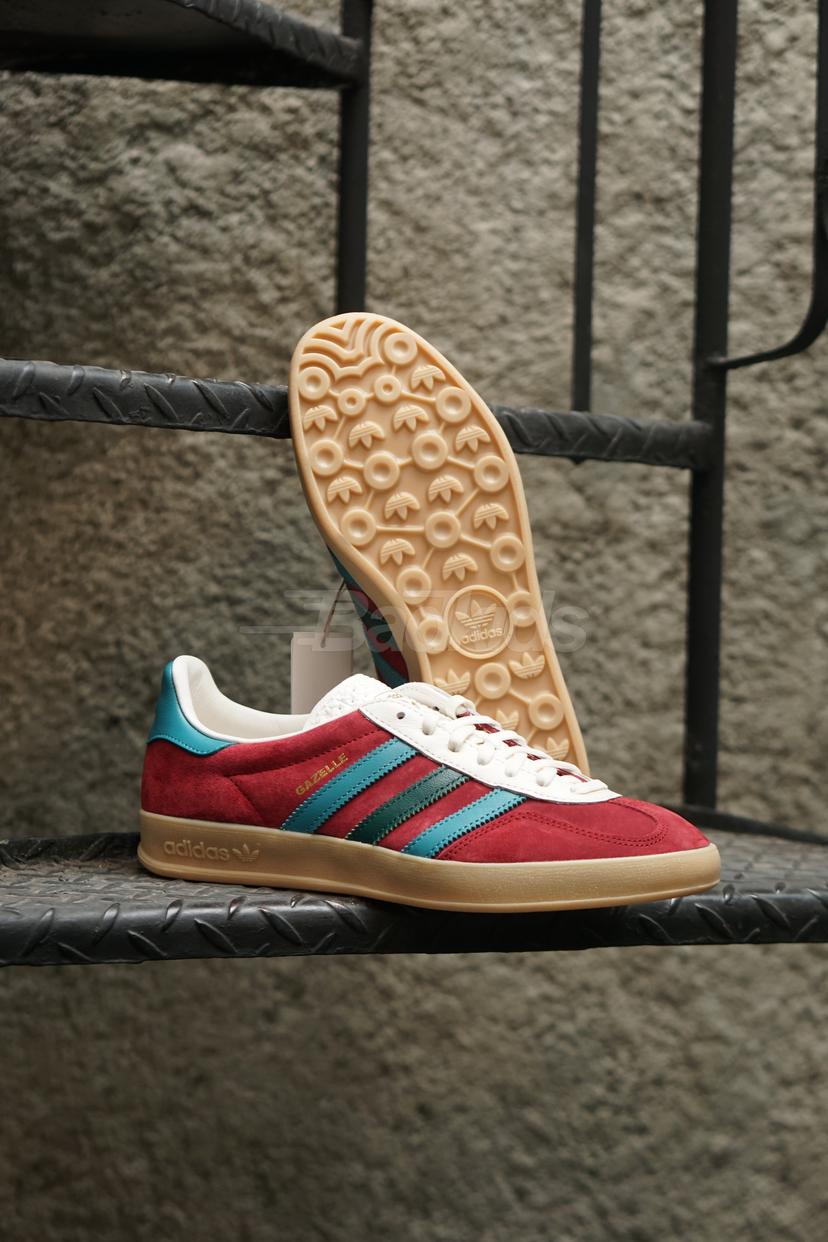 Adidas Gazelle Indoor Collegiate Burgundy Green