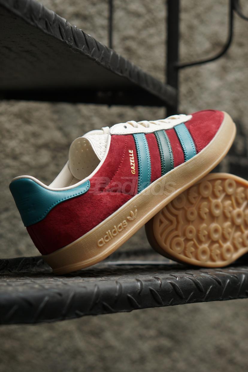 Adidas Gazelle Indoor Collegiate Burgundy Green