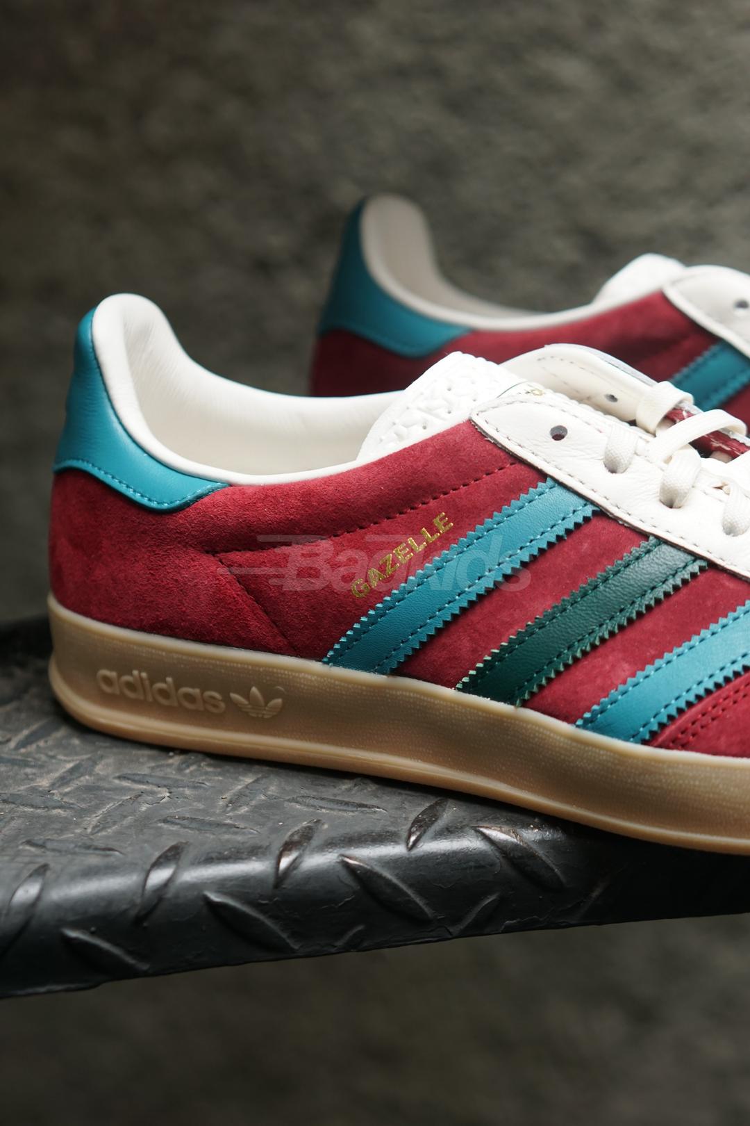 Adidas Gazelle Indoor Collegiate Burgundy Green