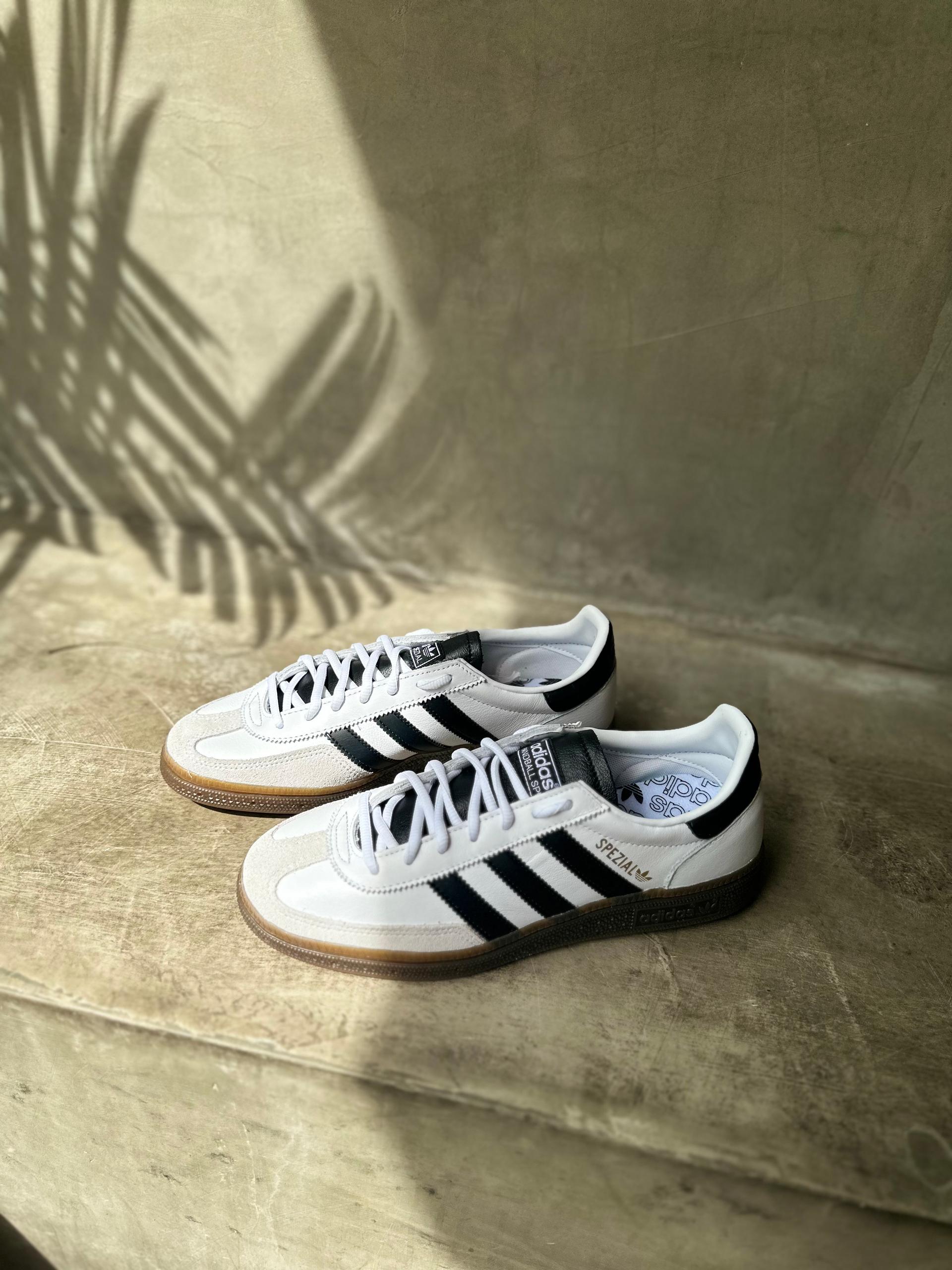 Adidas Spezial White Leather List Black