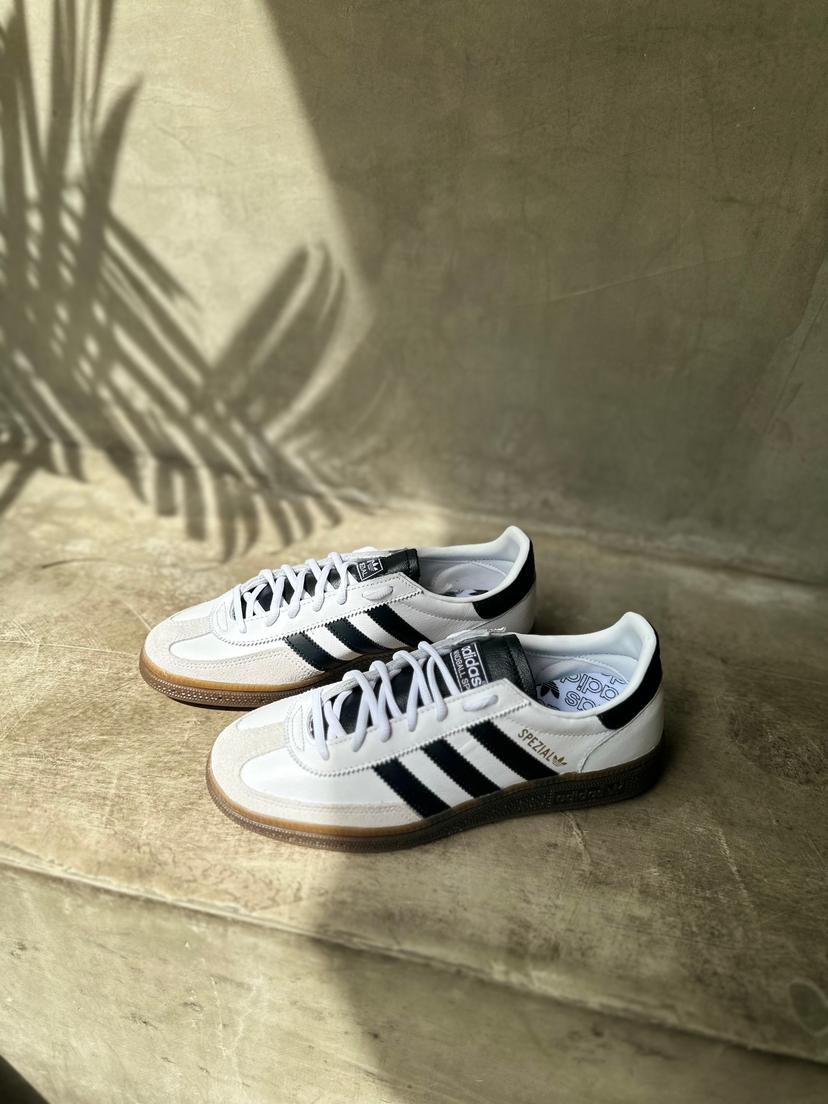 Adidas Spezial White Leather List Black