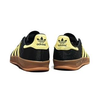 Adidas Gazelle Indoor Black Almost Yellow Gum Authentic