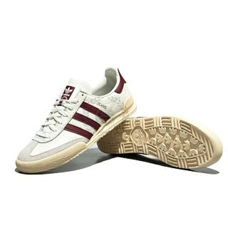 Adidas Jeans White Red Burgundy