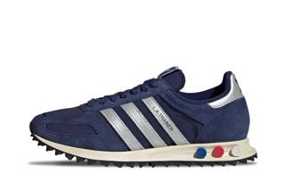 Adidas LA Trainer Navy List Silver