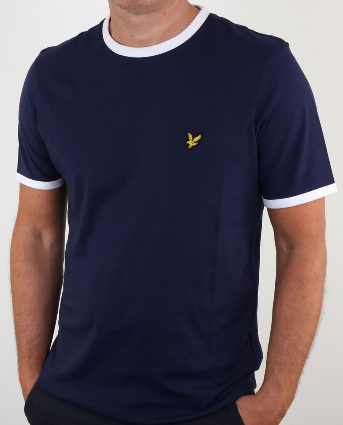 Lylse Scoot Ringer Tee Navy