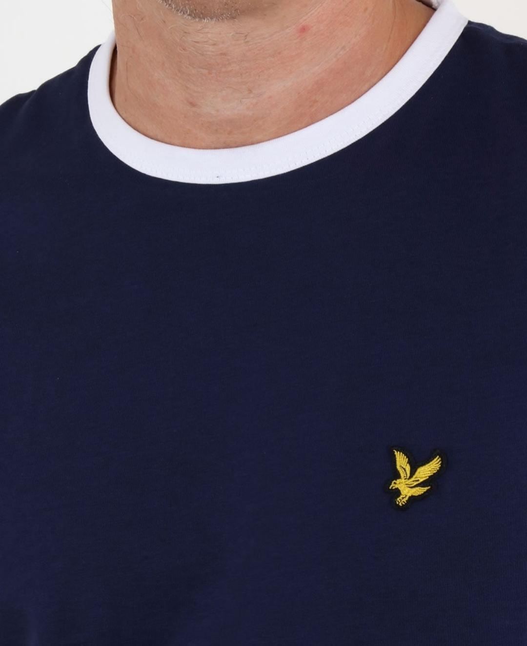 Lylse Scoot Ringer Tee Navy