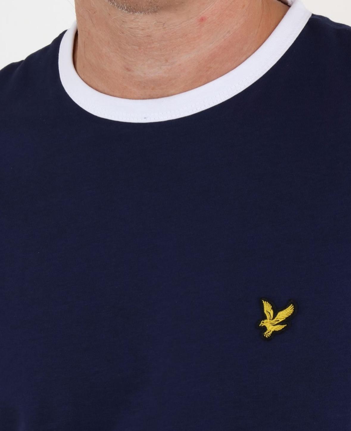 Lylse Scoot Ringer Tee Navy