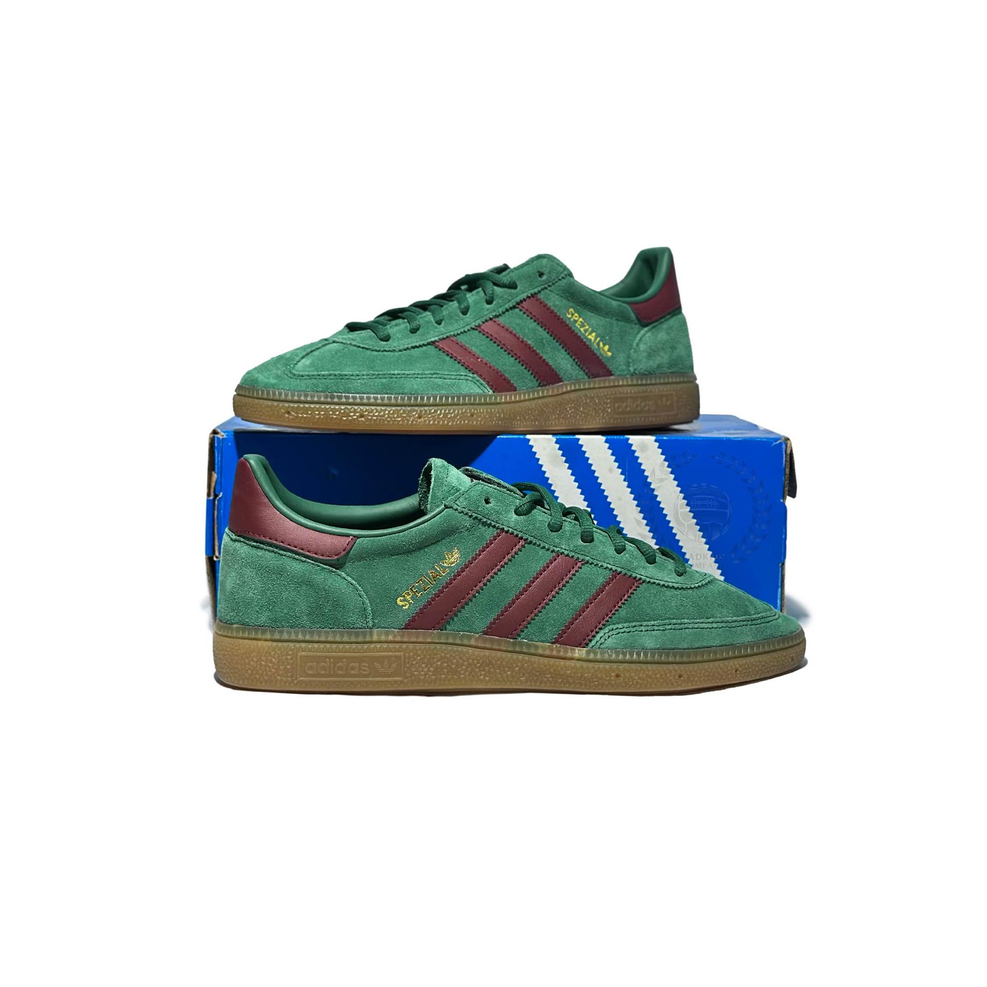 Spezial Colliegete Green Burgundy