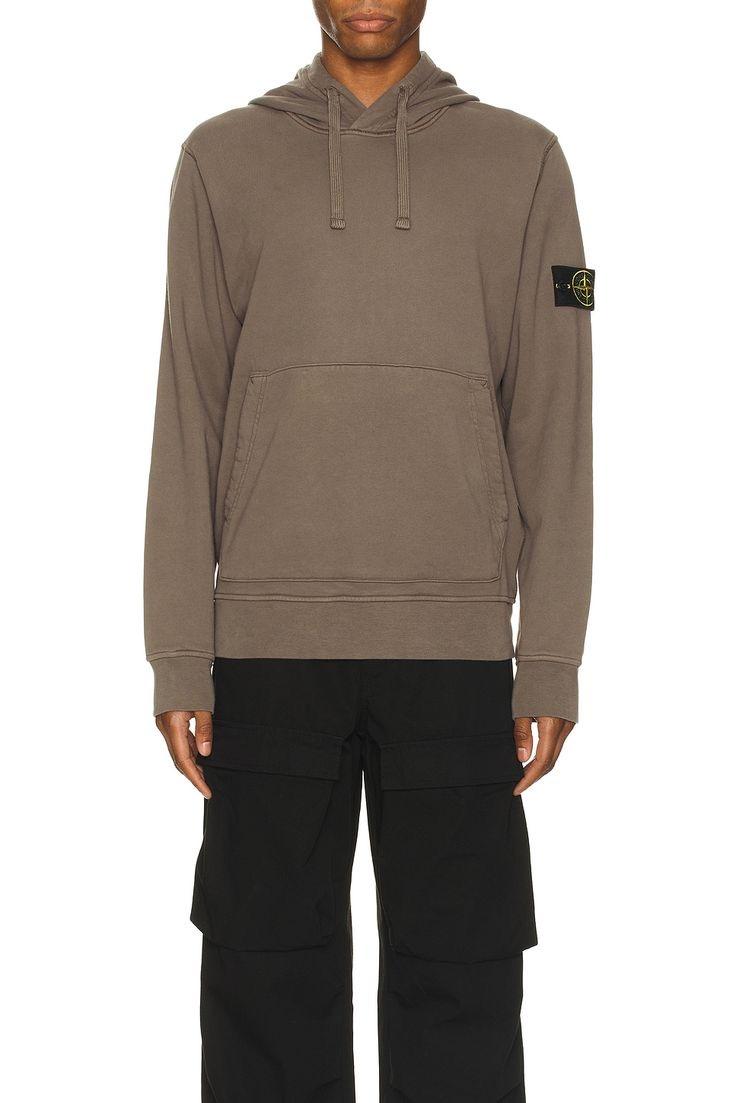 Hoodie Stone Island Brown