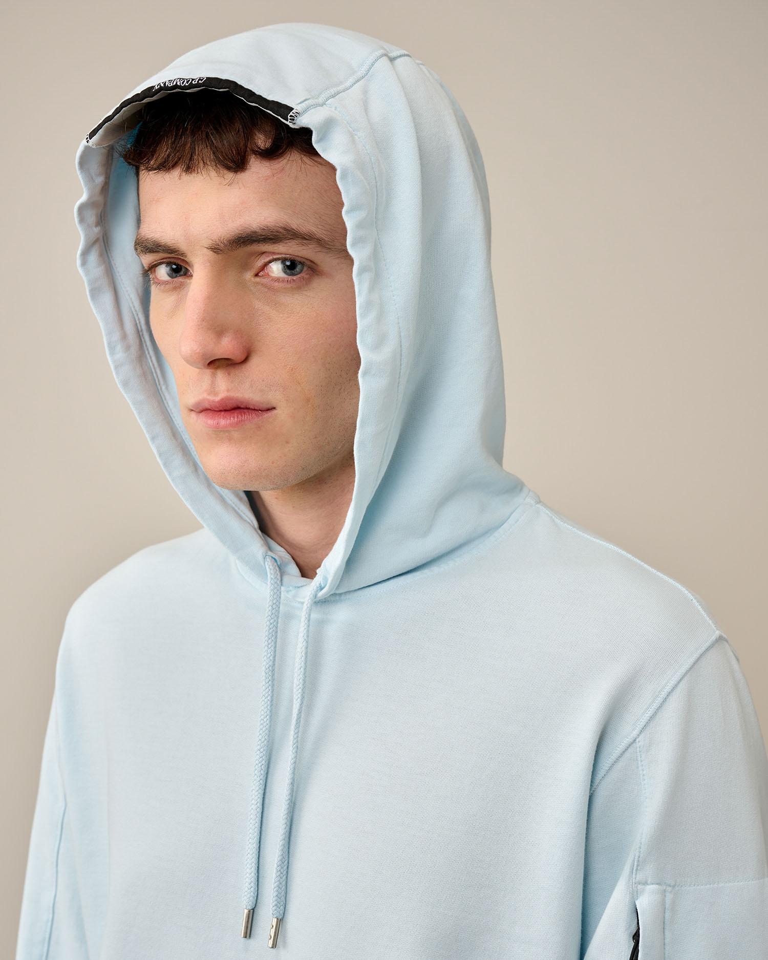 Light Fleece Hoodie Starlight Blue