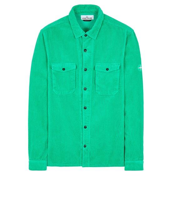 Long-sleeve shirt in cotton corduroy. Garment dyed.
