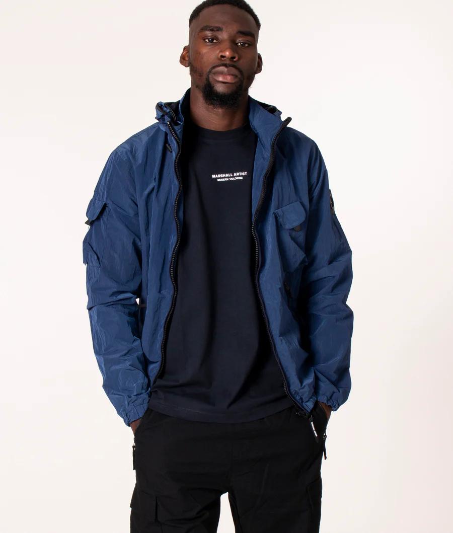 MARSHALL ARTIST Scudo Nylon Jacket FRENCH NAVY