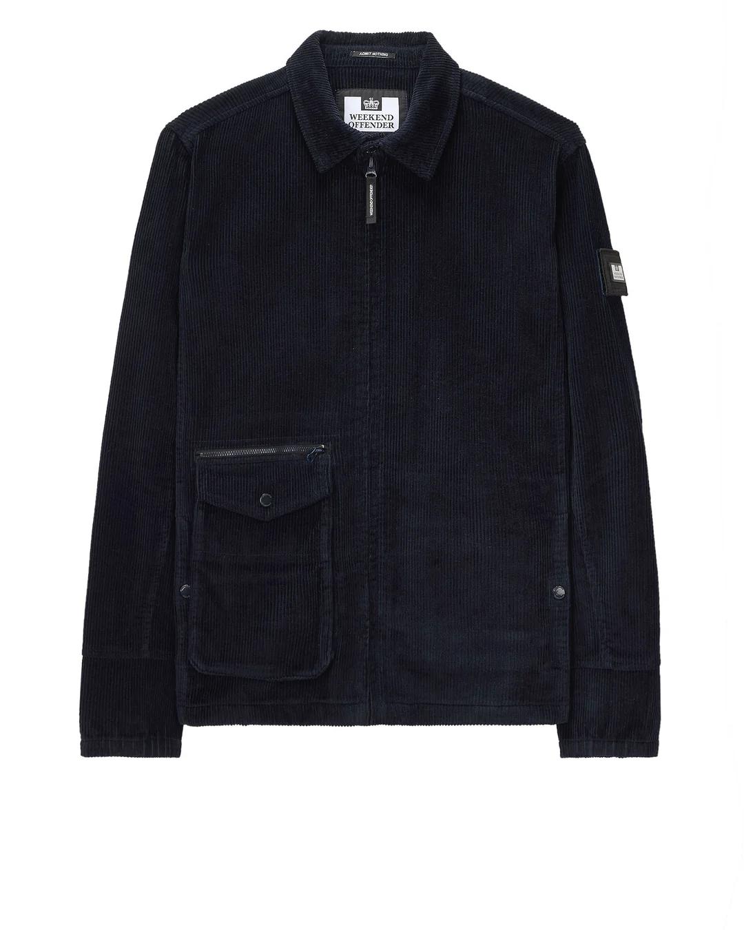 Wekkend Ofender Overshirt Jcket Corduroy Navy
