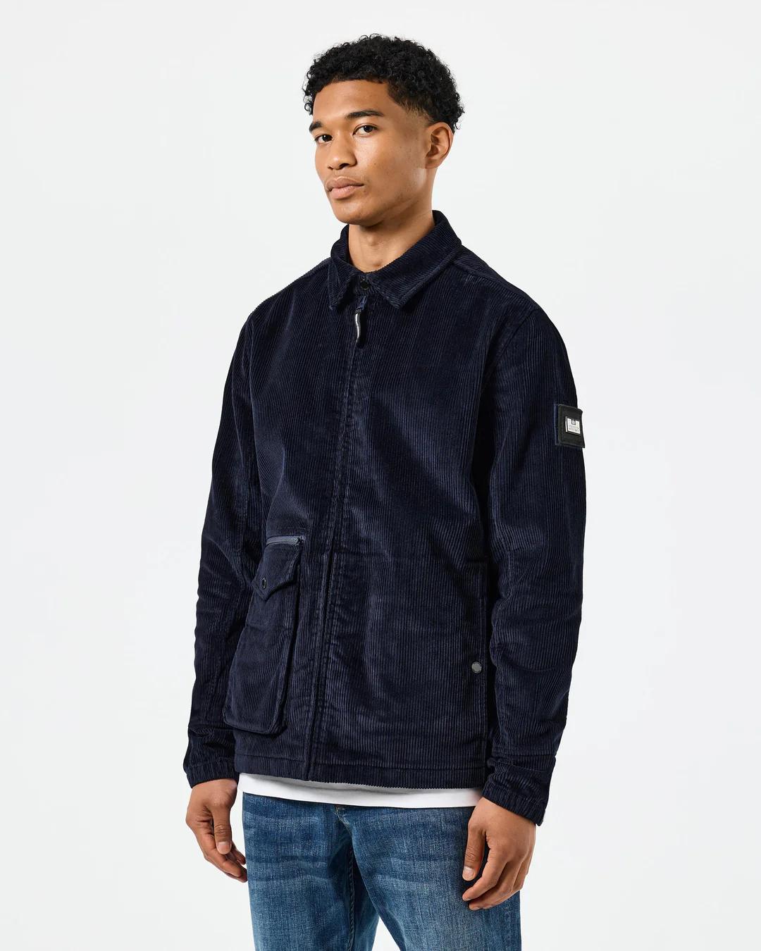 Wekkend Ofender Overshirt Jcket Corduroy Navy