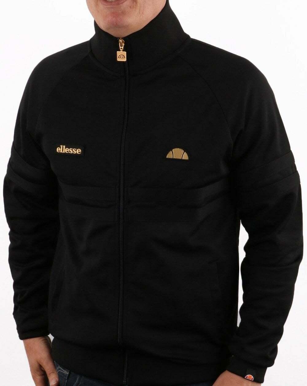 Rimini Track Top Black Gold