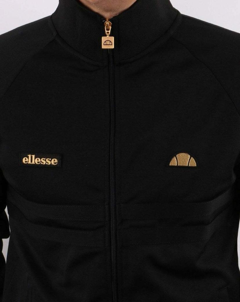 Rimini Track Top Black Gold