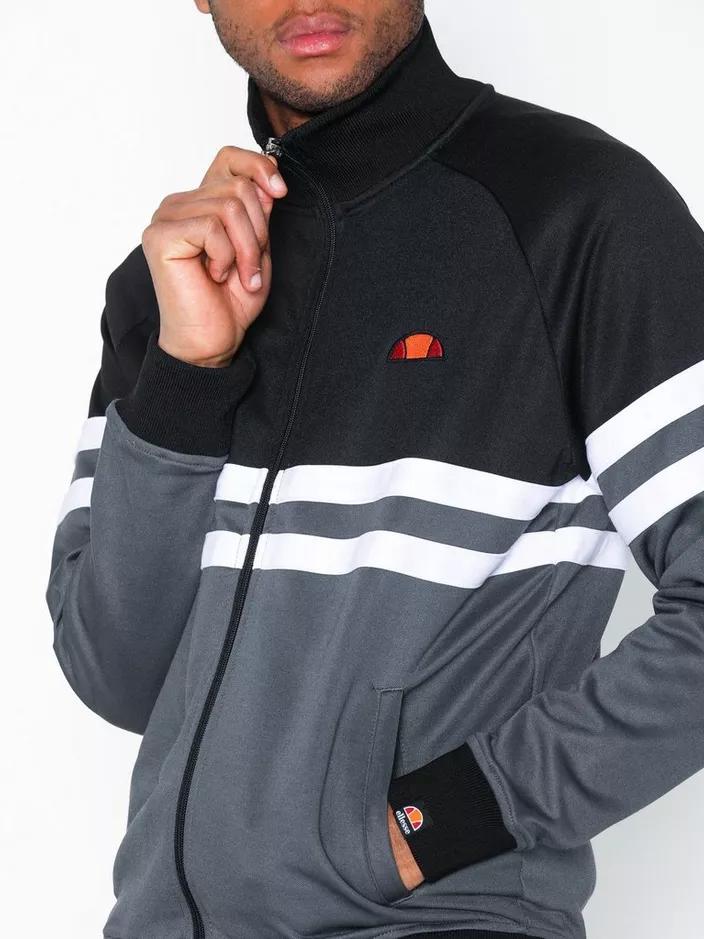 Rimini Track Top Black Grey