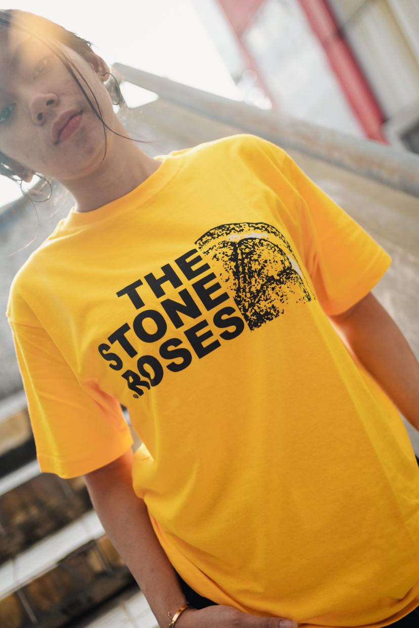 Tshirt Badkids 'Stone Roses Yellow'
