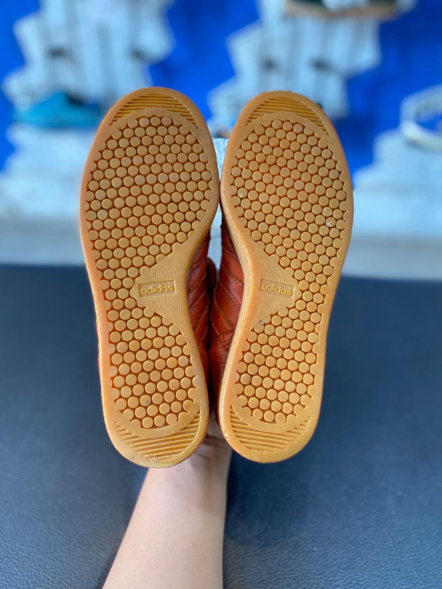 Tobacco orange leather sz 39 1/3 