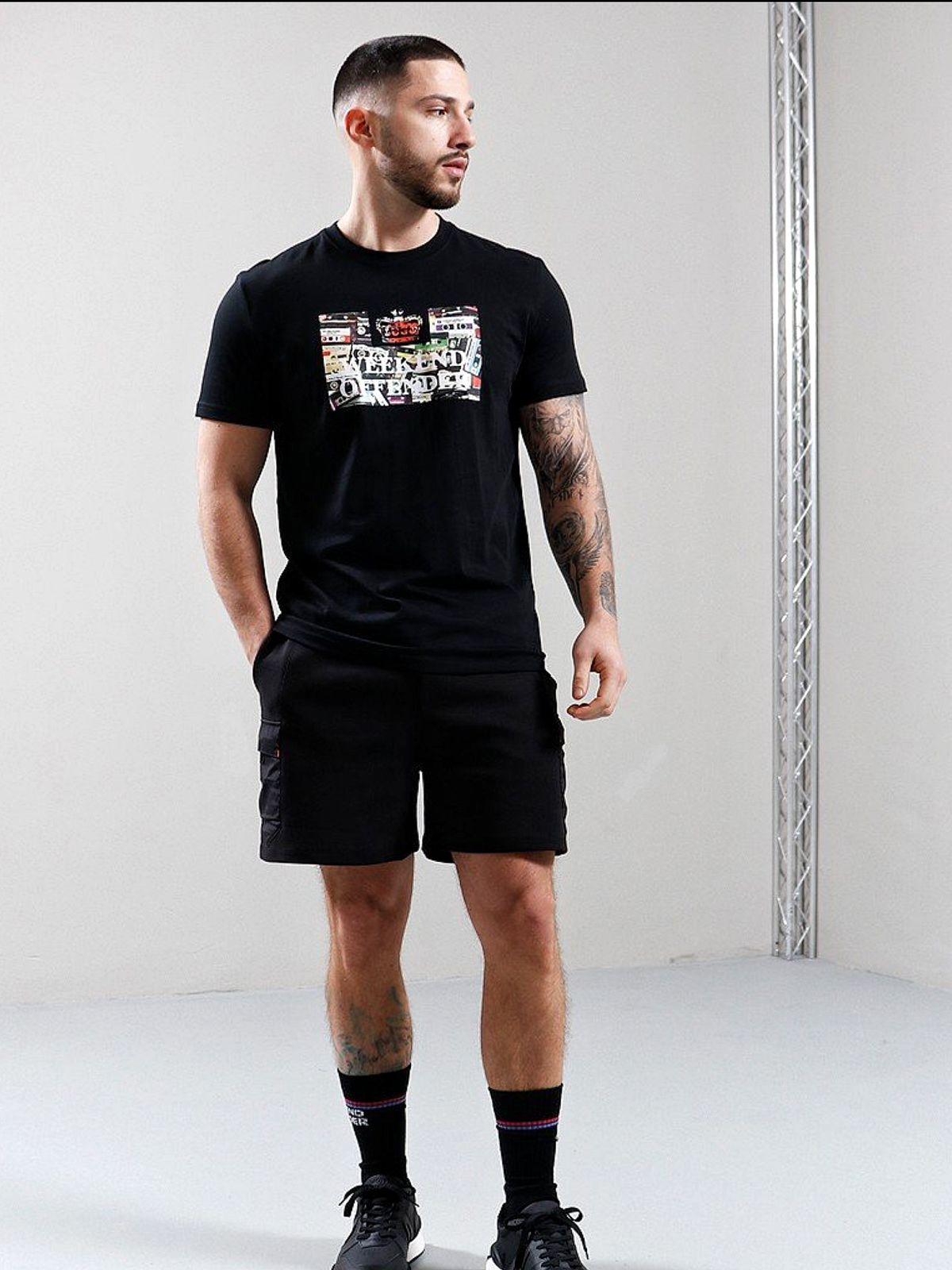 Weekend Ofender Tshirt Black Patern