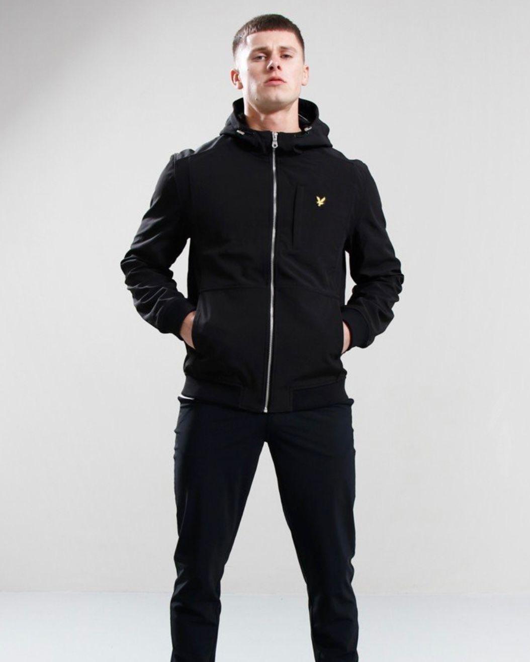 Lyle Scoot Soft Shell Jacket Black