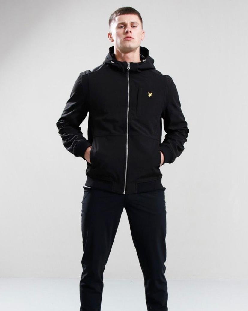 Lyle Scoot Soft Shell Jacket Black
