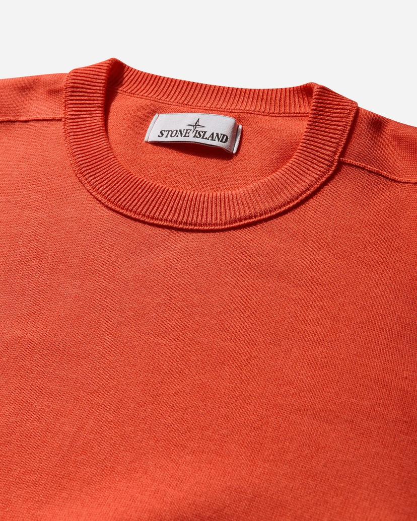 Crewneck Stone Island Papaya